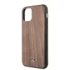Mercedes-Benz custodia rigida Wood Line Walnut per Apple iPhone 11 Pro Max - marrone