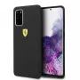 Ferrari custodia rigida FESSIHCS67BK cover posteriore in silicone per Samsung Galaxy S20+ (G985) - nero