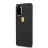 Ferrari custodia rigida FESSIHCS67BK cover posteriore in silicone per Samsung Galaxy S20+ (G985) - nero
