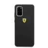 Ferrari custodia rigida FESSIHCS67BK cover posteriore in silicone per Samsung Galaxy S20+ (G985) - nero