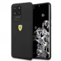 Ferrari custodia rigida FESSIHCS69BK cover in silicone per Samsung Galaxy S20 Ultra - nero