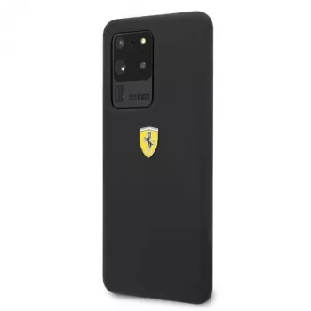 Ferrari custodia rigida FESSIHCS69BK cover in silicone per Samsung Galaxy S20 Ultra - nero