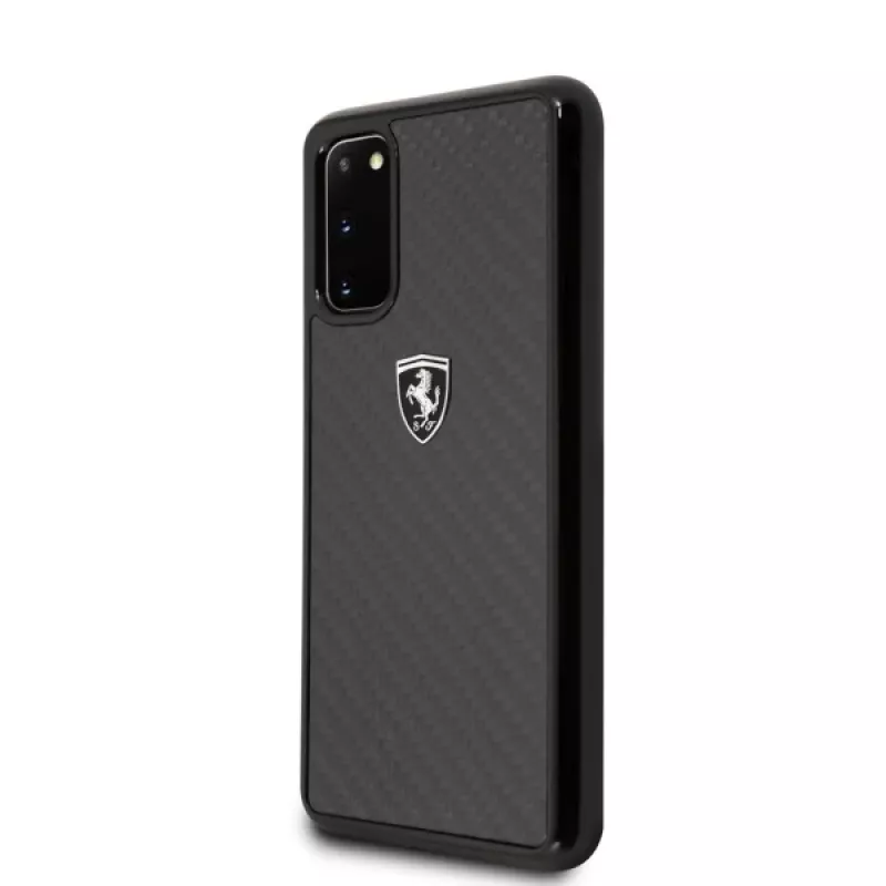 Ferrari custodia rigida FEHCAHCS62BK S20 G980 nero Carbon Heritage