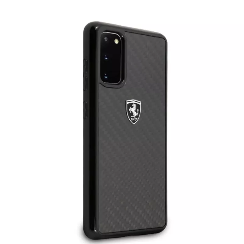 Ferrari custodia rigida FEHCAHCS62BK S20 G980 nero Carbon Heritage