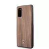 MERCEDES-BENZ custodia rigida Wood Line Walnut per Samsung Galaxy S20 (SM-G980) - marrone