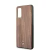 MERCEDES-BENZ custodia rigida Wood Line Walnut per Samsung Galaxy S20 (SM-G980) - marrone
