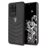 Ferrari custodia rigida FEHQUHCS69BK Heritage per Samsung Galaxy S20 Ultra, nero