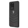 Ferrari custodia rigida FEHQUHCS69BK Heritage per Samsung Galaxy S20 Ultra, nero