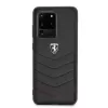 Ferrari custodia rigida FEHQUHCS69BK Heritage per Samsung Galaxy S20 Ultra, nero