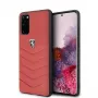 Ferrari custodia rigida FEHQUHCS62RE Heritage per Samsung Galaxy S20, rosso