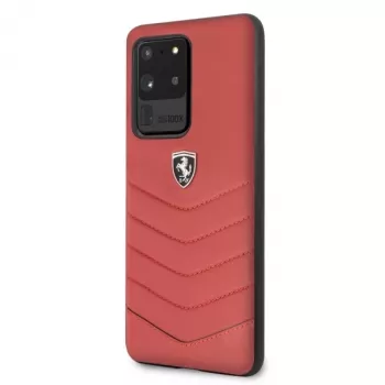Ferrari custodia rigida FEHQUHCS69RE per Samsung Galaxy S20 Ultra G988, Red Heritage