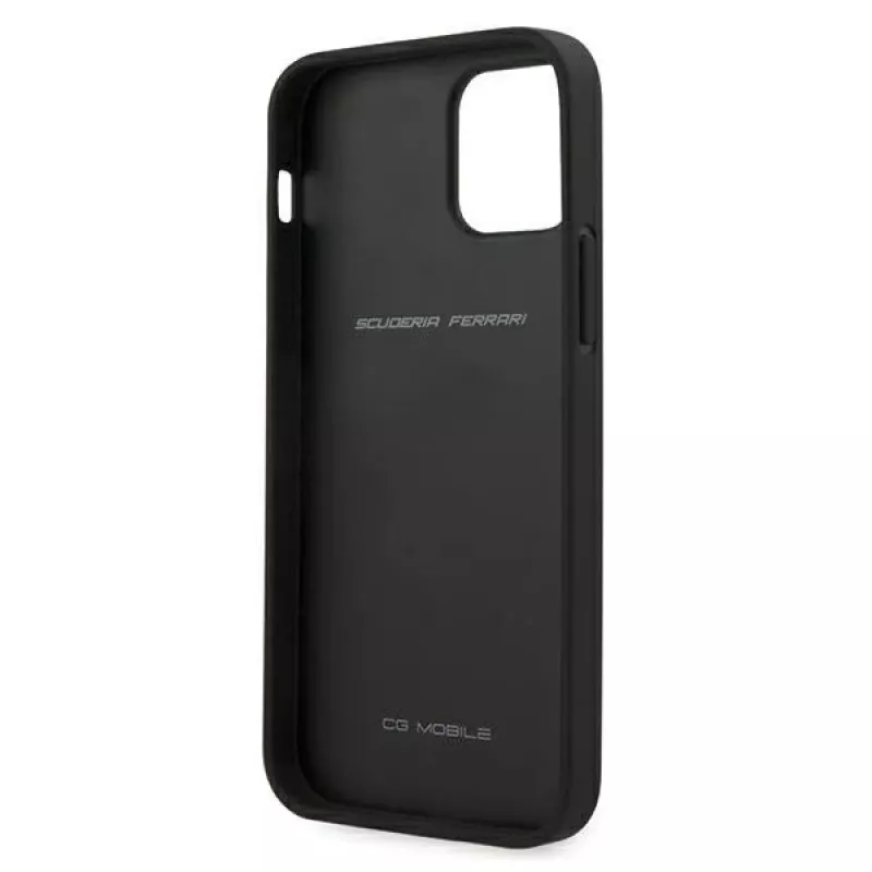 Ferrari FEOGOHCP12MBK custodia rigida Off Track Perforated per iPhone 12 / 12 Pro 6,1 pollici - nero