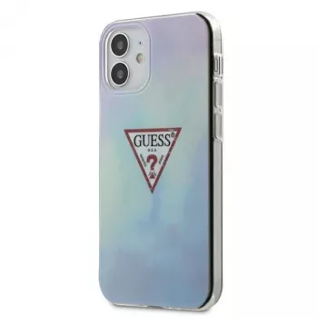 Guess GUHCP12SPCUMCGC02 iPhone 12 mini 5,4 pollici custodia rigida blu Tie & Die Collection