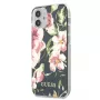 Guess Flower Collection cover posteriore per Apple iPhone 12 Mini - navy
