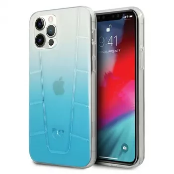Mercedes-Benz MEHCP12MCLGBL iPhone 12/12 Pro 6,1 pollici custodia rigida blu Transparent Line