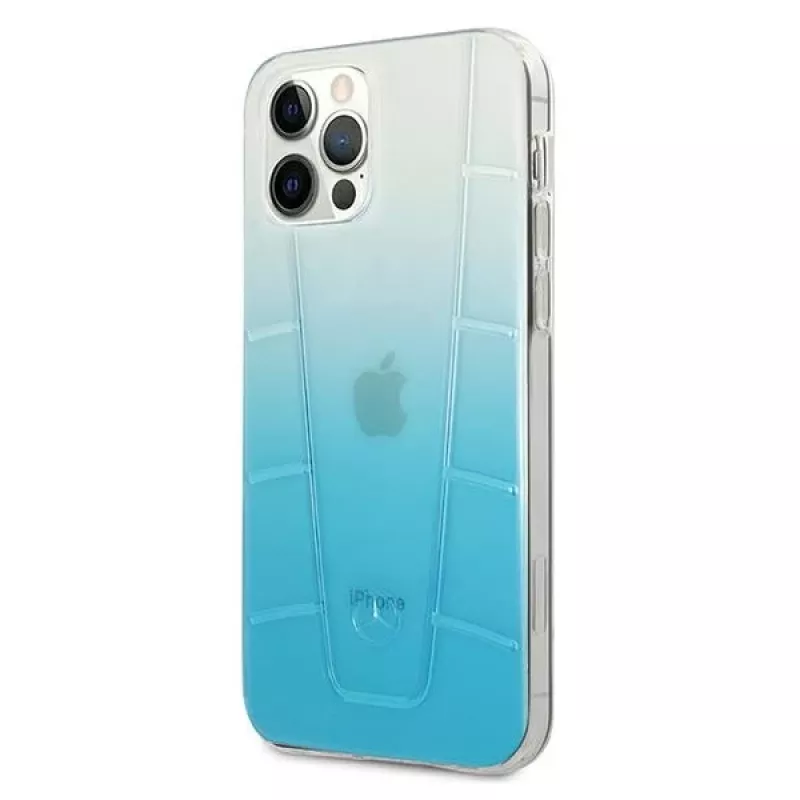 Mercedes-Benz MEHCP12MCLGBL iPhone 12/12 Pro 6,1 pollici custodia rigida blu Transparent Line