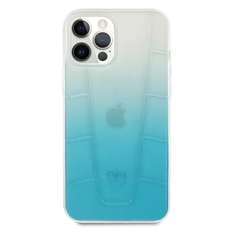Mercedes-Benz MEHCP12MCLGBL iPhone 12/12 Pro 6,1 pollici custodia rigida blu Transparent Line