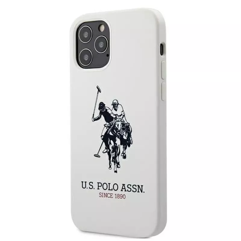 U.S. POLO ASSN. Silicone Collection custodia in silicone per iPhone 12/12 Pro 6,1