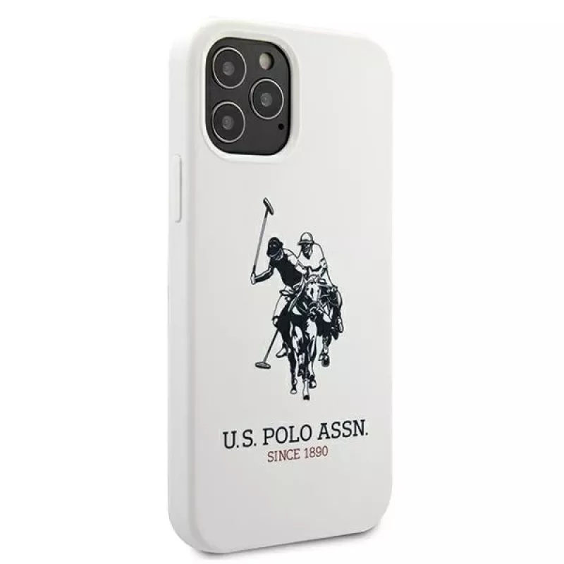 U.S. POLO ASSN. Silicone Collection custodia in silicone per iPhone 12/12 Pro 6,1