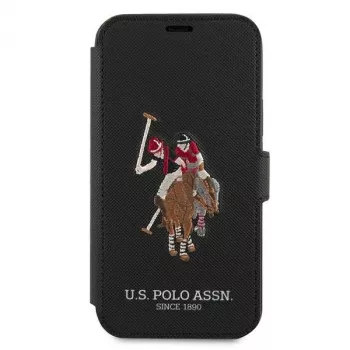 U.S. POLO ASSN. Polo Embroidery Collection custodia a libro per iPhone 12/12 Pro 6,1