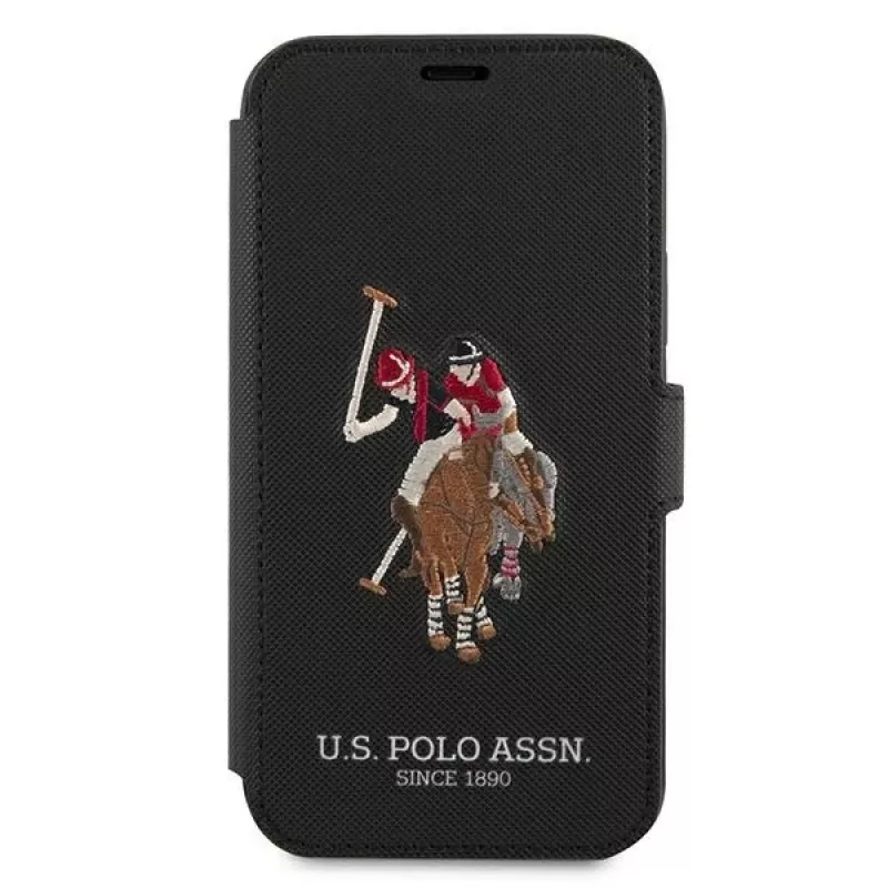 U.S. POLO ASSN. Polo Embroidery Collection custodia a libro per iPhone 12/12 Pro 6,1
