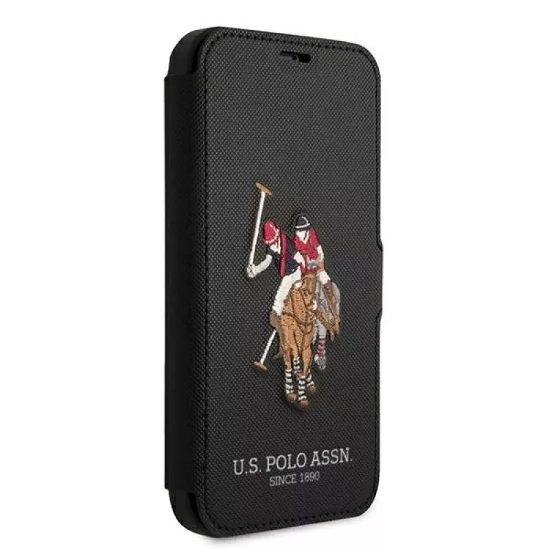 U.S. POLO ASSN. Polo Embroidery Collection custodia a libro per iPhone 12/12 Pro 6,1