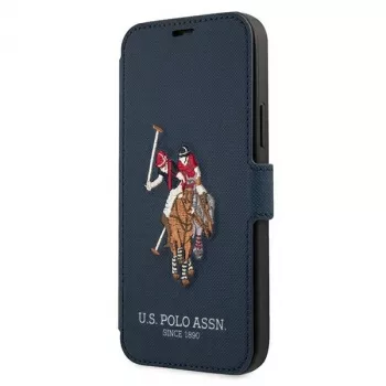 U.S. POLO ASSN. USFLBKP12MPUGFLNV custodia a libro per iPhone 12/12 Pro 6,1