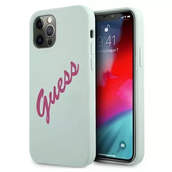 Guess Silicone Vintage custodia rigida per Apple iPhone 12 / 12 Pro 6,1