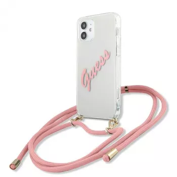 Guess GUHCP12SCRTVSPI custodia rigida per iPhone 12 mini 5,4
