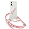 Guess GUHCP12SCRTVSPI custodia rigida per iPhone 12 mini 5,4 inch rosa Script Vintage