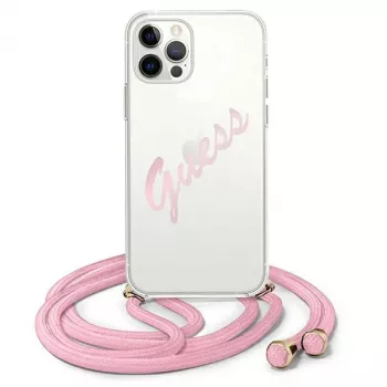 Guess Script Vintage custodia rigida per iPhone 12 / 12 Pro 6,1