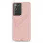 Guess GUHCS21LLSVSPI custodia rigida Script Vintage per Samsung Galaxy S21 Ultra (SM-G998) - rosa