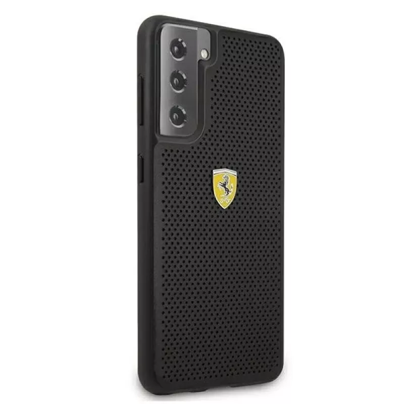 Ferrari FESPEHCS21SBK custodia rigida per S21 G991 nera On Track Perforated