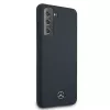 Mercedes-Benz Silicone Line custodia rigida per Samsung Galaxy S21 - blu