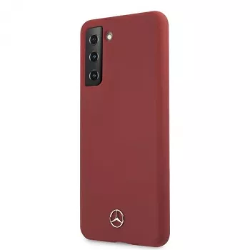 Mercedes-Benz Silicone Line custodia rigida per Samsung Galaxy S21 (SM-G991) - rossa