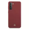 Mercedes-Benz Silicone Line custodia rigida per Samsung Galaxy S21 (SM-G991) - rossa