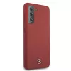 Mercedes-Benz Silicone Line custodia rigida per Samsung Galaxy S21 (SM-G991) - rossa