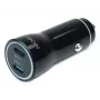 Mobilis caricabatterie universale da auto 60W 3A USB-C PD nero