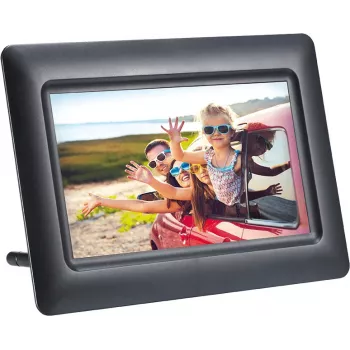 AGFAPHOTO Agfa Photo LED HD 7 Cornice Digitale con Orologio e Calendario APF700 nero
