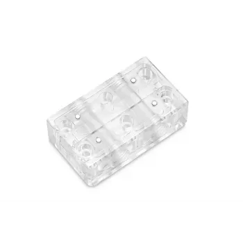 EK Water Blocks Vector² ponte di interconnessione per blocco acqua GPU - acrilico - trasparente - G1/4