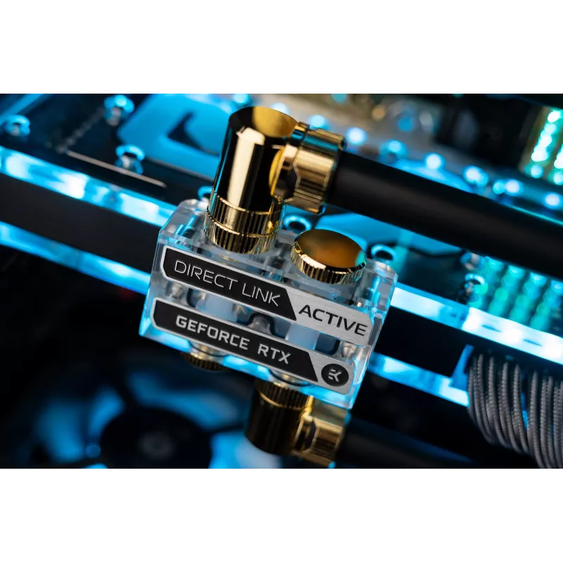 EK Water Blocks Vector² ponte di interconnessione per blocco acqua GPU - acrilico - trasparente - G1/4