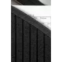 Veloflex vassoio verticale 4446280 DIN A4 fino a 56 cm 23 scomparti PP nero
