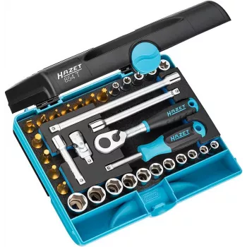 HAZET 854T set chiavi a bussola - 1/4 pollice - metrico/pollici - 33 pezzi - 6,3 mm - 1/4 pollice
