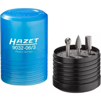 HAZET 9032-06/3 set di frese in metallo duro 3 pezzi