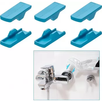HAZET 762-018/6 set di ganasce di protezione 180 mm in alluminio con inserti in gomma