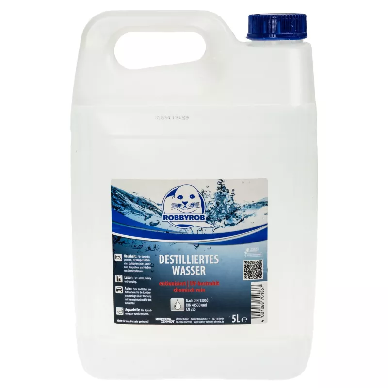 Acqua distillata (DIN 13060, DIN 43530 & EN 285) - 5 litri
