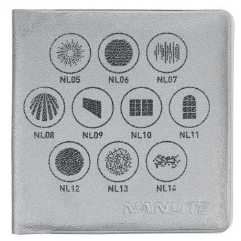 Nanlite Gobo Set 1 - 10 gobo in metallo per Forza 60/60B