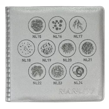 Nanlite Gobo Set 2 - 10 gobo in acciaio inox per serie Forza 60