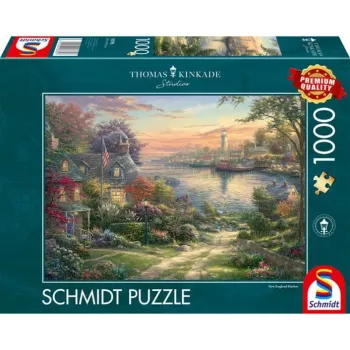SCHMIDT SPIELE Thomas Kinkade Studios: Harbor in New England (1000 pezzi)