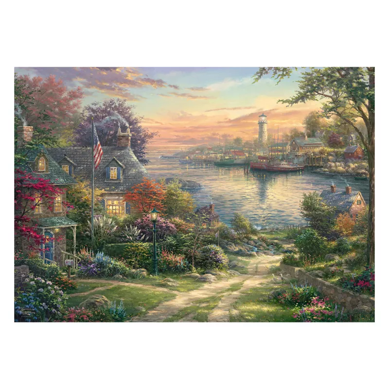 SCHMIDT SPIELE Thomas Kinkade Studios: Harbor in New England (1000 pezzi)